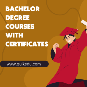 Illustration of free online bachelor degree courses with certificates
